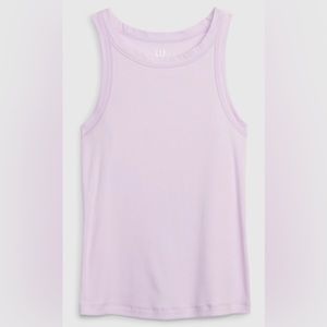 NWT Gap Rib Halter Top, S, Purple Lilac